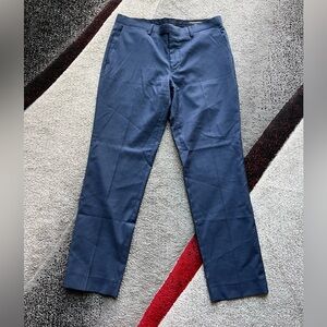 Banana Republic Blue Wool Standard Fit Dress Pants